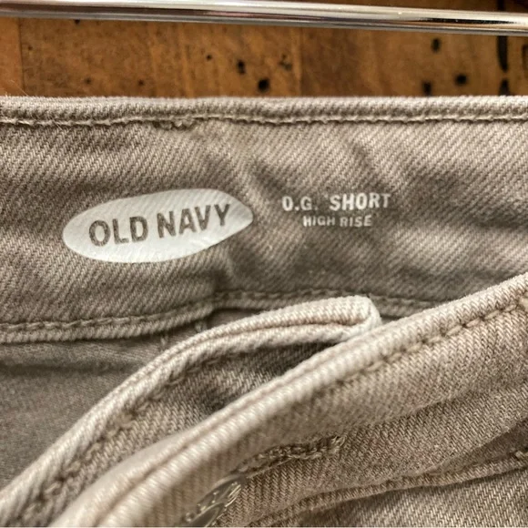 Taupe High Rise Shorts - Picture 4 of 8